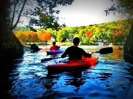 Indian Well State Park Image of kids in lake in Shelton with Limo CT