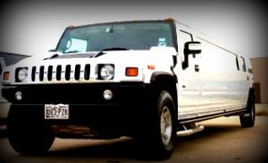 White H2 Hummer Limousine Stretch