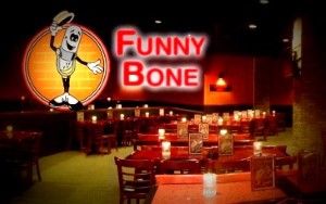Picture of Funny Bone Comedy Club with a Manchester Limo